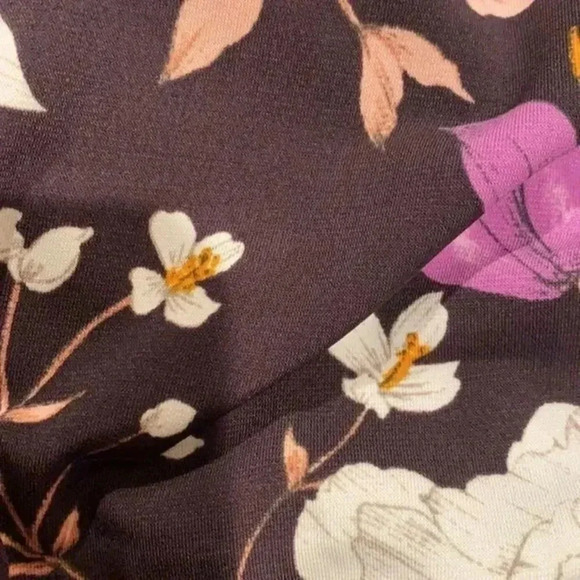 Eliza J  Floral long sleeve Body Con midi dress - Picture 7 of 9